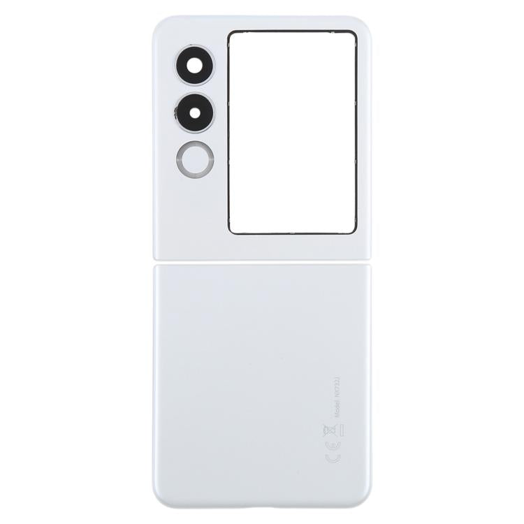 For ZTE Nubia Flip2 5G NX732J Back Cover (White) - For ZTE by buy2fix | Online Shopping UK | buy2fix
