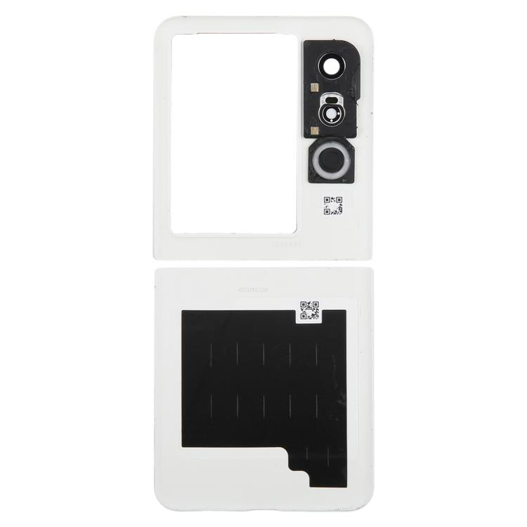For ZTE Nubia Flip2 5G NX732J Back Cover (White) - For ZTE by buy2fix | Online Shopping UK | buy2fix