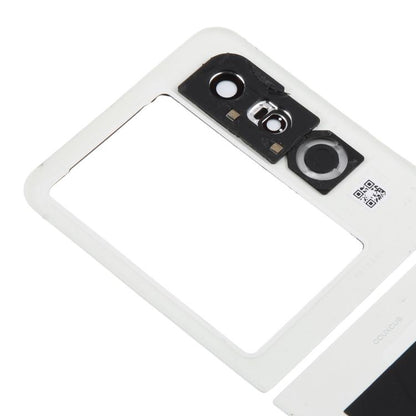For ZTE Nubia Flip2 5G NX732J Back Cover (White) - For ZTE by buy2fix | Online Shopping UK | buy2fix