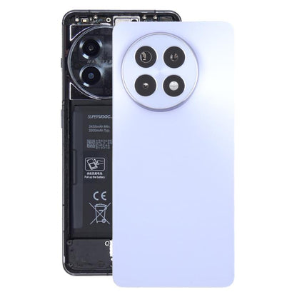 For OnePlus Ace 5 Pro 5G Original Glass Battery Back Cover with Camera Lens(Matte Purple) - Back Cover by buy2fix | Online Shopping UK | buy2fix