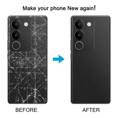 For vivo S17 V2283A Original Battery Back Cover with Camera Lens(Black) - Back Cover by buy2fix | Online Shopping UK | buy2fix