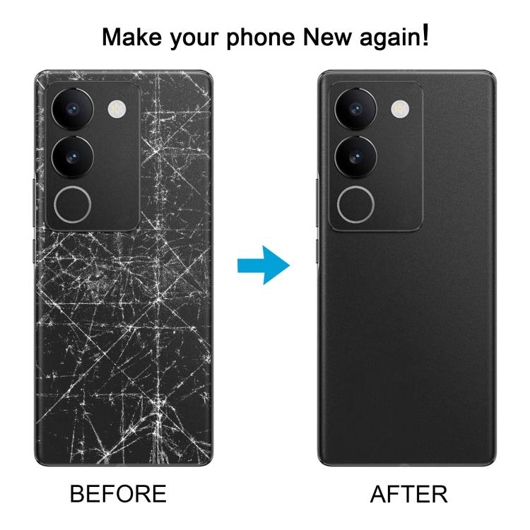 For vivo S17t 5G Original Battery Back Cover with Camera Lens(Black) - Back Cover by buy2fix | Online Shopping UK | buy2fix