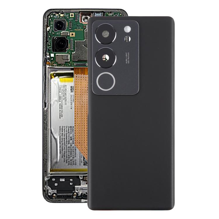 For vivo S17 Pro 5G V2284A Original Battery Back Cover with Camera Lens(Black) - Back Cover by buy2fix | Online Shopping UK | buy2fix