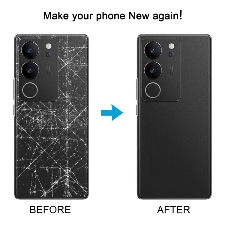 For vivo S17 Pro 5G V2284A Original Battery Back Cover with Camera Lens(Blue) - Back Cover by buy2fix | Online Shopping UK | buy2fix