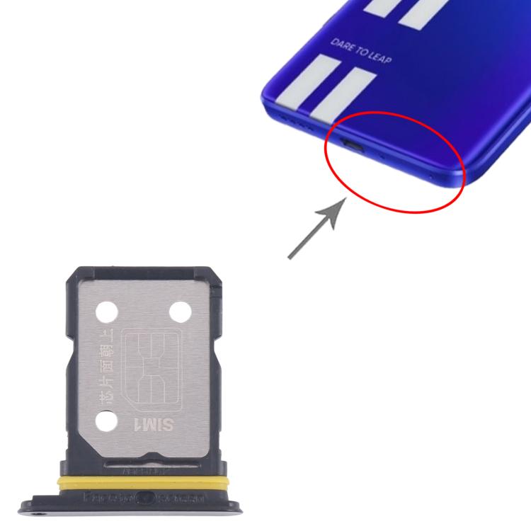 For Realme GT Neo 3 10pcs Original SIM Card Tray + SIM Card Tray (Black) - Card Tray by buy2fix | Online Shopping UK | buy2fix