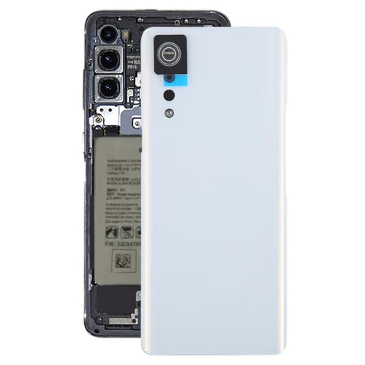 For LG Velvet 5G US Version Original Back Cover(White) - For LG by buy2fix | Online Shopping UK | buy2fix