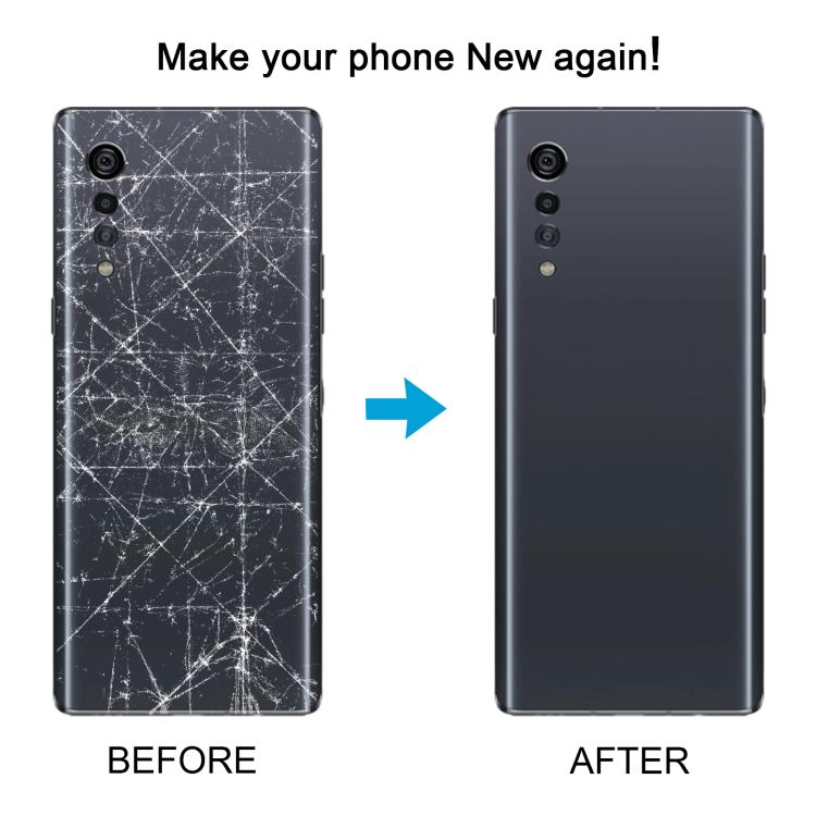 For LG Velvet 5G US Version Original Back Cover(Black) - For LG by buy2fix | Online Shopping UK | buy2fix