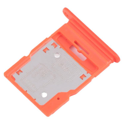 For Nothing Phone CMF Phone 1 SIM Card Tray + SIM / Micro SD Card Tray (Orange) - For Nothing by buy2fix | Online Shopping UK | buy2fix