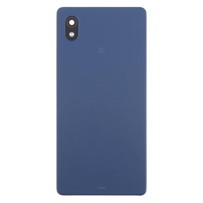 For Sony Xperia Ace III Back Cover with Camera Lens Cover(Blue) - Back Cover by buy2fix | Online Shopping UK | buy2fix