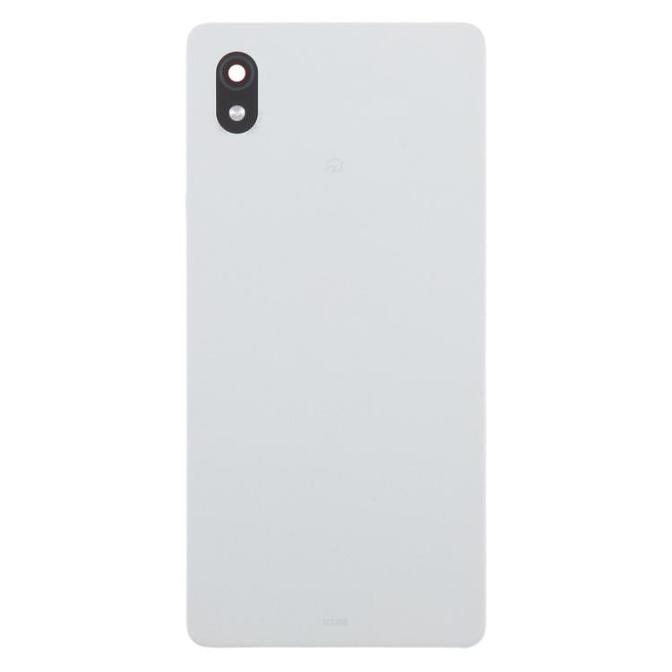 For Sony Xperia Ace III Back Cover with Camera Lens Cover(White) - Back Cover by buy2fix | Online Shopping UK | buy2fix