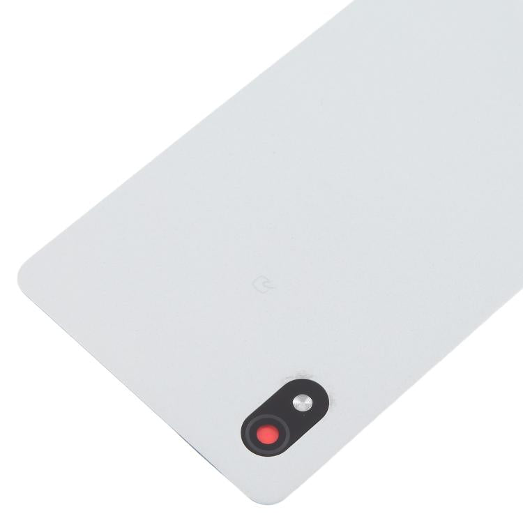 For Sony Xperia Ace III Back Cover with Camera Lens Cover(White) - Back Cover by buy2fix | Online Shopping UK | buy2fix