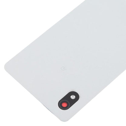 For Sony Xperia Ace III Back Cover with Camera Lens Cover(White) - Back Cover by buy2fix | Online Shopping UK | buy2fix