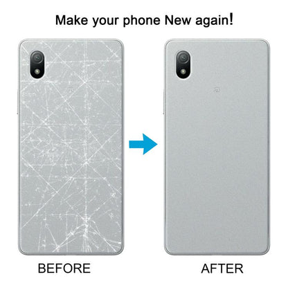 For Sony Xperia Ace III Back Cover with Camera Lens Cover(White) - Back Cover by buy2fix | Online Shopping UK | buy2fix