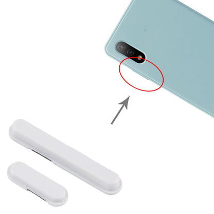 For Sony Xperia ACE II Power Button and Volume Control Button (White) - Others by buy2fix | Online Shopping UK | buy2fix