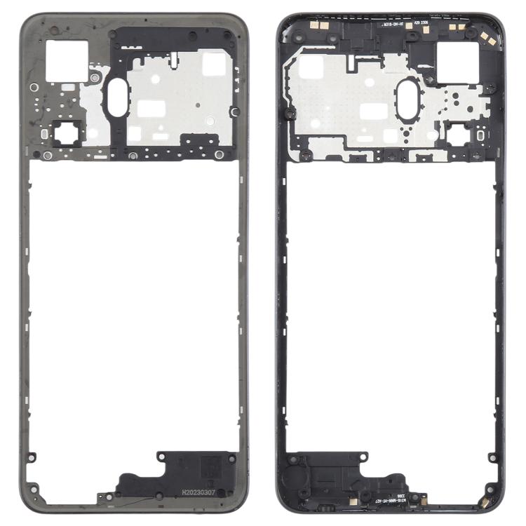 For Realme C55 4G RMX3710 Middle Frame Bezel Plate (Black) - Frame Bezel Plate by buy2fix | Online Shopping UK | buy2fix