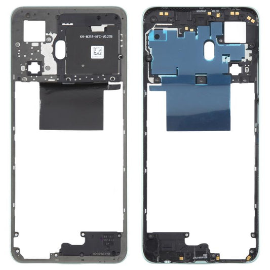 For Realme C55 4G RMX3710 Middle Frame Bezel Plate (Green) - Frame Bezel Plate by buy2fix | Online Shopping UK | buy2fix