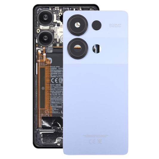 For Xiaomi Redmi Note 13 Pro 4G OEM Back Cover with Camera Lens Cover(Purple) - Back Cover by buy2fix | Online Shopping UK | buy2fix