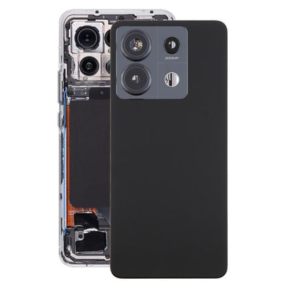 For Xiaomi Redmi Note 13 Pro 5G OEM Back Cover with Camera Lens Cover(Black) - Back Cover by buy2fix | Online Shopping UK | buy2fix
