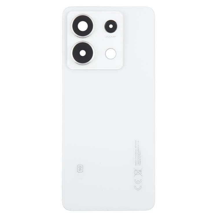 For Xiaomi Redmi Note 13 Pro 5G OEM Back Cover with Camera Lens Cover(White) - Back Cover by buy2fix | Online Shopping UK | buy2fix