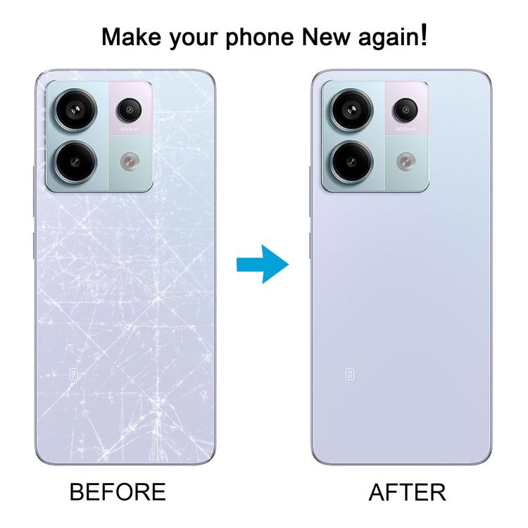 For Xiaomi Redmi Note 13 Pro 5G OEM Back Cover with Camera Lens Cover(White) - Back Cover by buy2fix | Online Shopping UK | buy2fix