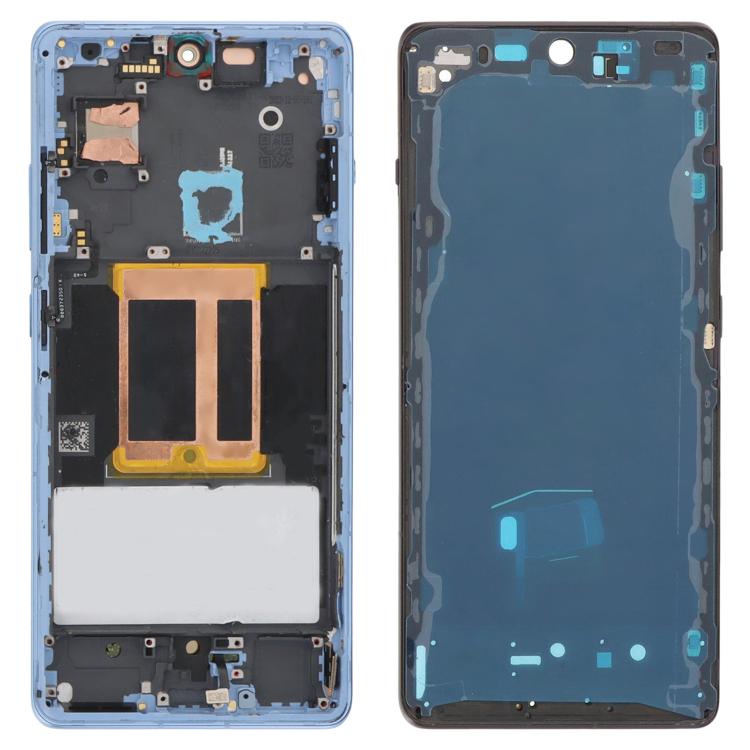 For OnePlus 12R Middle Frame Bezel Plate (Blue) - Frame Bezel Plate by buy2fix | Online Shopping UK | buy2fix
