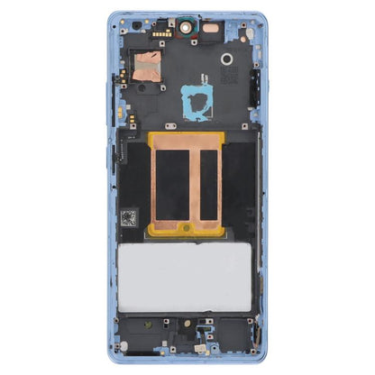 For OnePlus 12R Middle Frame Bezel Plate (Blue) - Frame Bezel Plate by buy2fix | Online Shopping UK | buy2fix