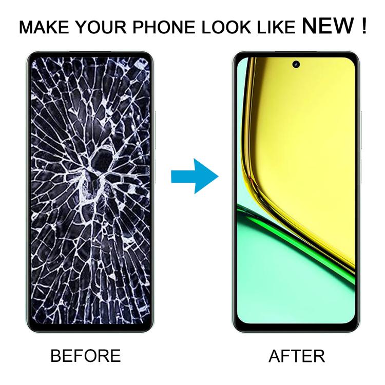 For Realme C67 4G RMX3890 OEM LCD Screen Digitizer Full Assembly with Frame (Green) - LCD Screen by buy2fix | Online Shopping UK | buy2fix