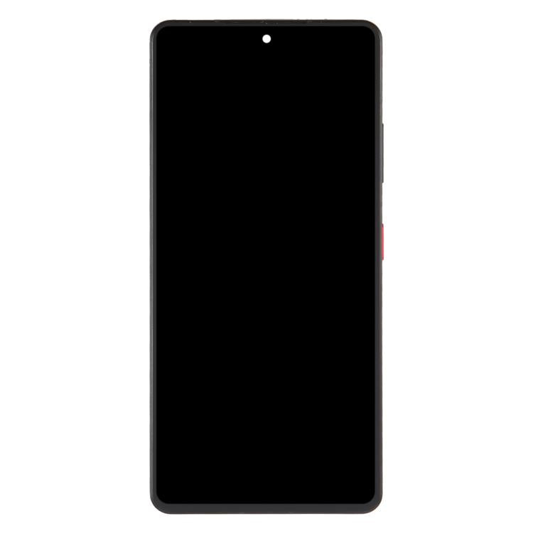 For ZTE Axon 60 Ultra Original Disassembled LCD Screen Digitizer Full Assembly with Frame (Black) - For ZTE by buy2fix | Online Shopping UK | buy2fix