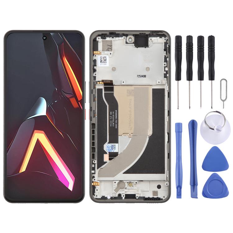 For ZTE nubia Neo 3 GT Original Disassembled LCD Screen Digitizer Full Assembly with Frame (Black) - For ZTE by buy2fix | Online Shopping UK | buy2fix
