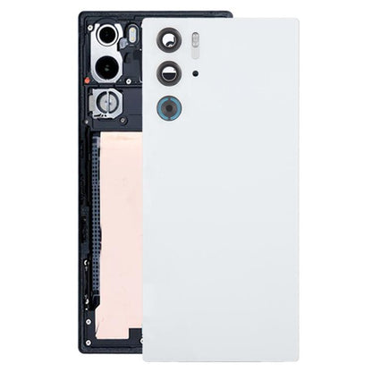 For ZTE nubia RedMagic 9 Pro NX769J Original Glass Back Cover with Camera Lens(White) - For ZTE by buy2fix | Online Shopping UK | buy2fix