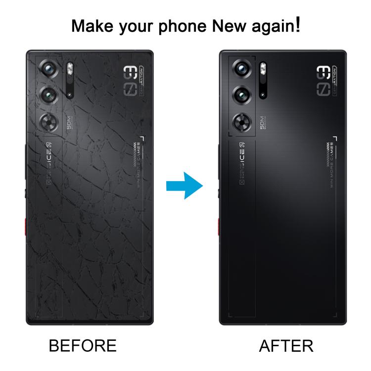 For ZTE nubia RedMagic 9 Pro NX769J Original Glass Back Cover with Camera Lens(White) - For ZTE by buy2fix | Online Shopping UK | buy2fix