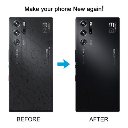 For ZTE nubia RedMagic 9 Pro NX769J Original Glass Back Cover with Camera Lens(White) - For ZTE by buy2fix | Online Shopping UK | buy2fix