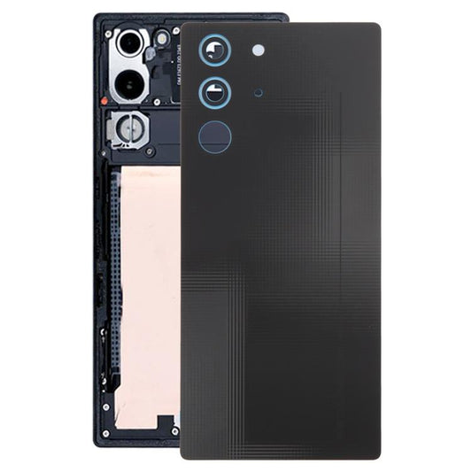 For ZTE nubia RedMagic 10S Pro NX789J Original Glass Back Cover with Camera Lens(Black) - For ZTE by buy2fix | Online Shopping UK | buy2fix