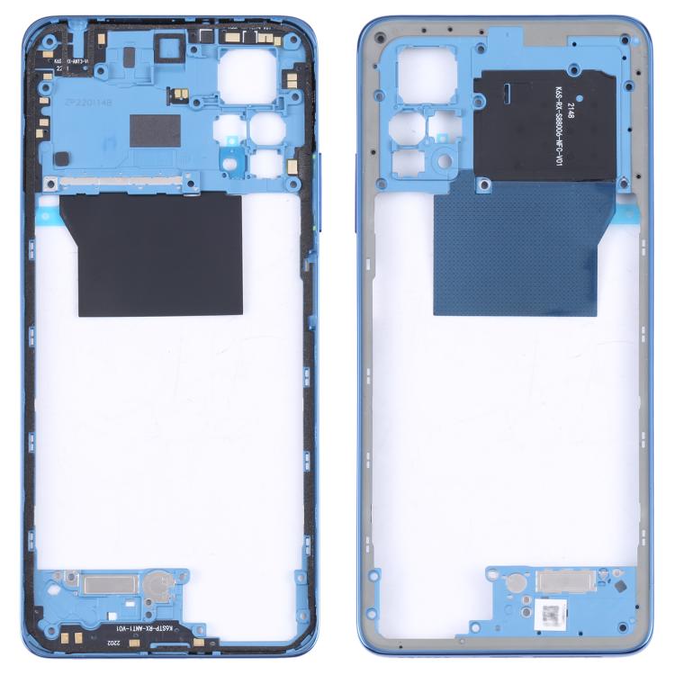 For Xiaomi Redmi Note 11 Pro 4G Middle Frame Bezel Plate (Dark Blue) - Frame Bezel Plate by buy2fix | Online Shopping UK | buy2fix