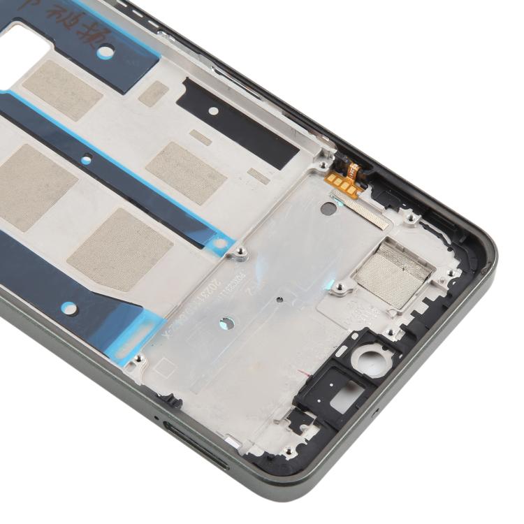 For Realme 12 Lite 4G Front Housing LCD Frame Bezel Plate (Dark Green) - Frame Bezel Plate by buy2fix | Online Shopping UK | buy2fix