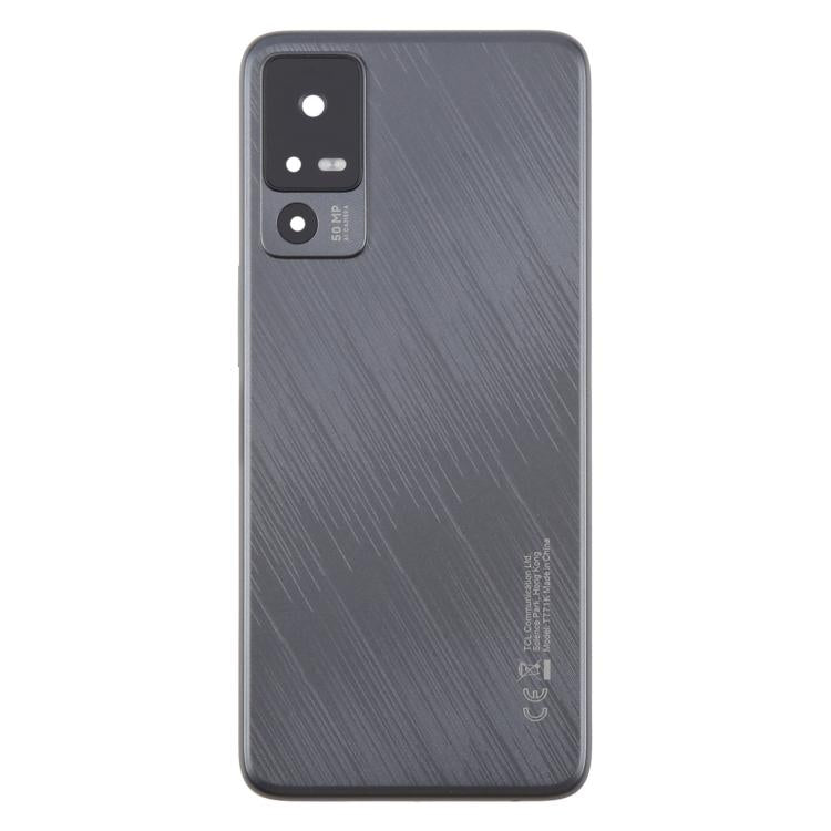 For TCL 40 R T771K Original Back Cover with Camera Lens Cover(Black) - For TCL by buy2fix | Online Shopping UK | buy2fix
