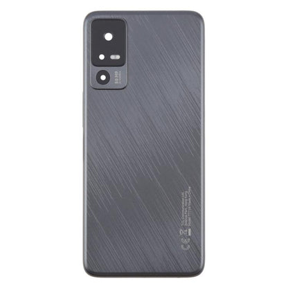 For TCL 40 R T771K Original Back Cover with Camera Lens Cover(Black) - For TCL by buy2fix | Online Shopping UK | buy2fix