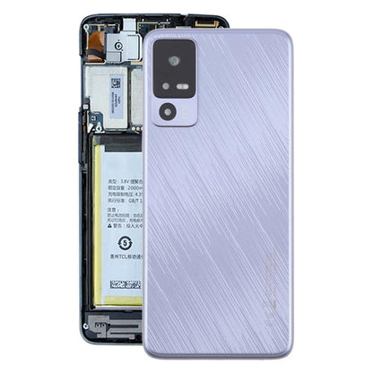 For TCL 40 R T771K Original Back Cover with Camera Lens Cover(Purple) - For TCL by buy2fix | Online Shopping UK | buy2fix