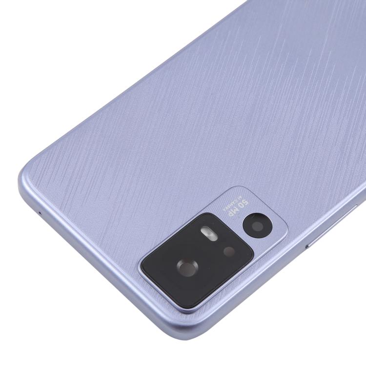 For TCL 40 R T771K Original Back Cover with Camera Lens Cover(Purple) - For TCL by buy2fix | Online Shopping UK | buy2fix
