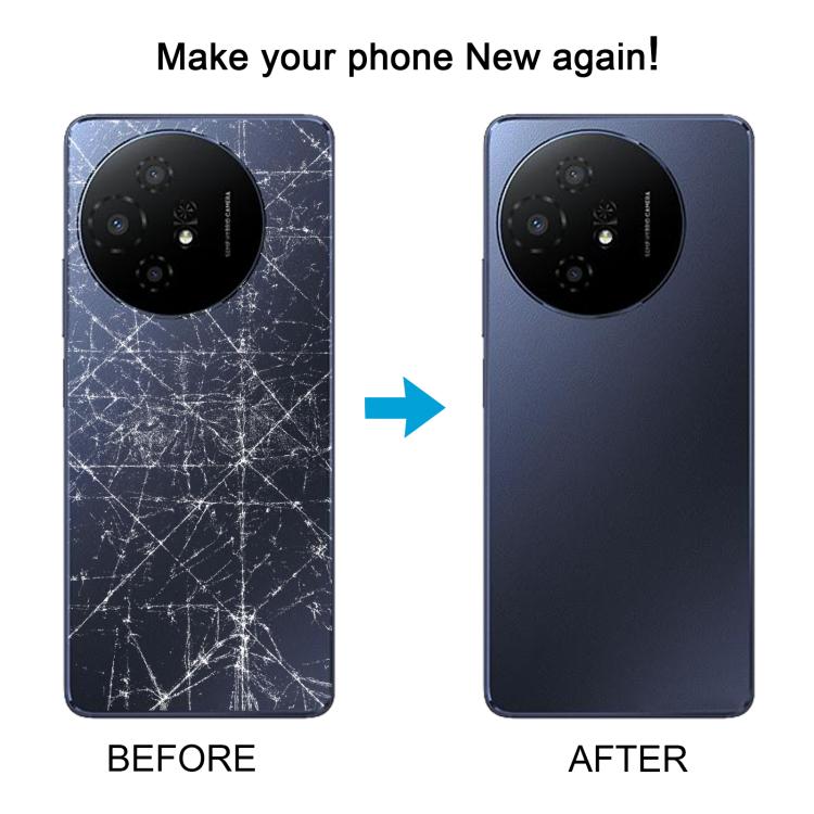 For TCL 50 XL Original Back Cover with Camera Lens Cover(Black) - For TCL by buy2fix | Online Shopping UK | buy2fix