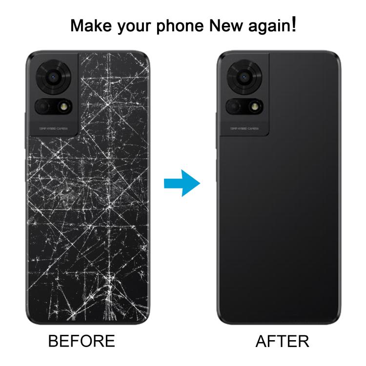 For TCL 50 LE Original Back Cover with Camera Lens Cover(Black) - For TCL by buy2fix | Online Shopping UK | buy2fix