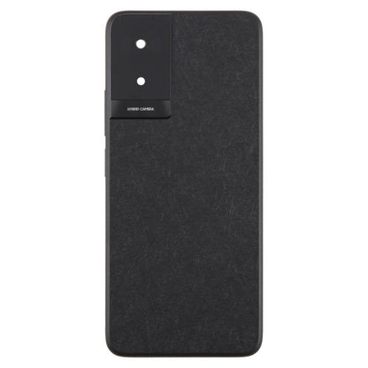 For TCL K24 Original Back Cover with Camera Lens Cover(Black) - For TCL by buy2fix | Online Shopping UK | buy2fix