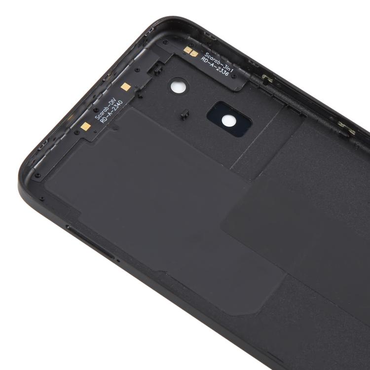 For TCL K24 Original Back Cover with Camera Lens Cover(Black) - For TCL by buy2fix | Online Shopping UK | buy2fix