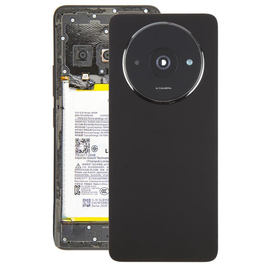 For Xiaomi Redmi A3 4G OEM Back Cover with Camera Lens Cover(Black) - Back Cover by buy2fix | Online Shopping UK | buy2fix