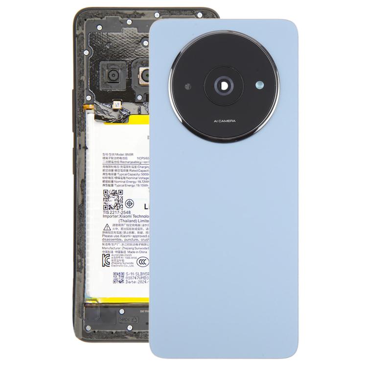 For Xiaomi Redmi A3 4G OEM Back Cover with Camera Lens Cover(Blue) - Back Cover by buy2fix | Online Shopping UK | buy2fix
