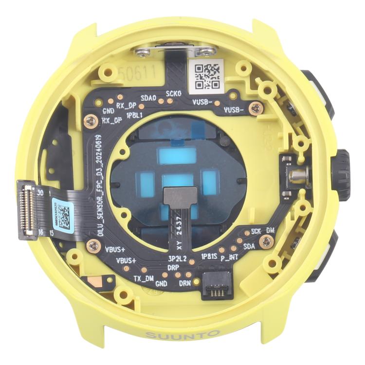 For Suunto Run Lime Original Back Cover Full Assembly (Yellow) - Other by buy2fix | Online Shopping UK | buy2fix