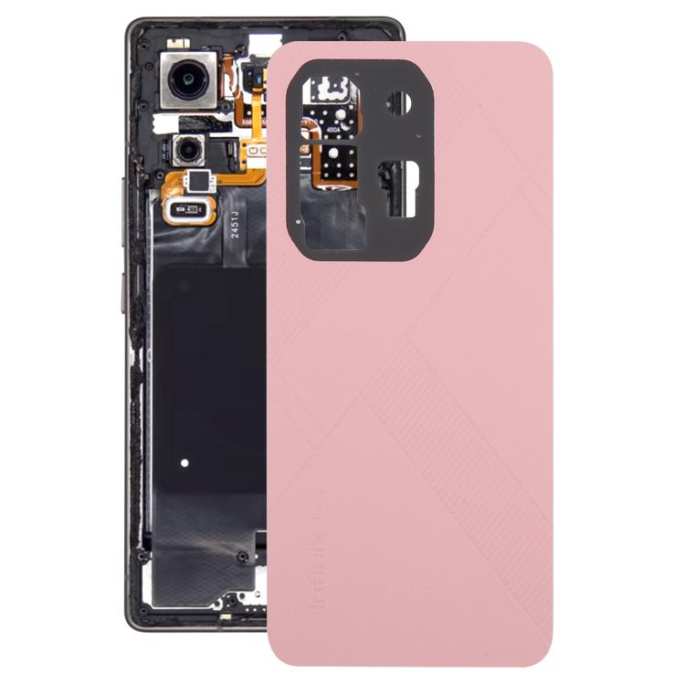 For Infinix Note 50x 5G X6857B Original Leather Back Cover(Pink) - Back Cover by buy2fix | Online Shopping UK | buy2fix