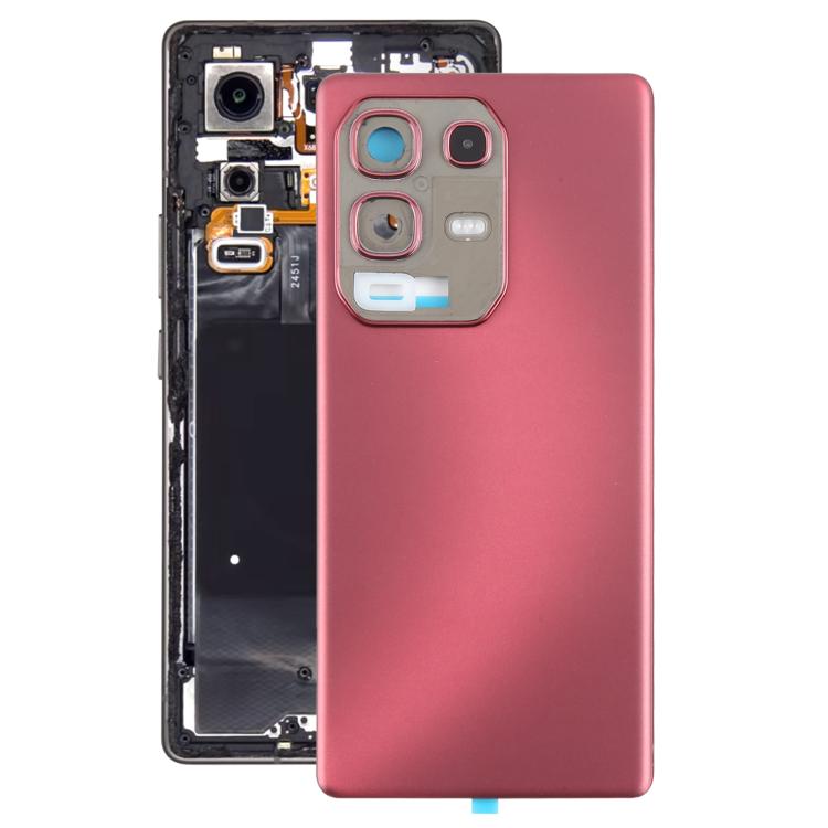 For Infinix Note 50s 5G X6870 Original Back Cover(Wine Red) - Back Cover by buy2fix | Online Shopping UK | buy2fix