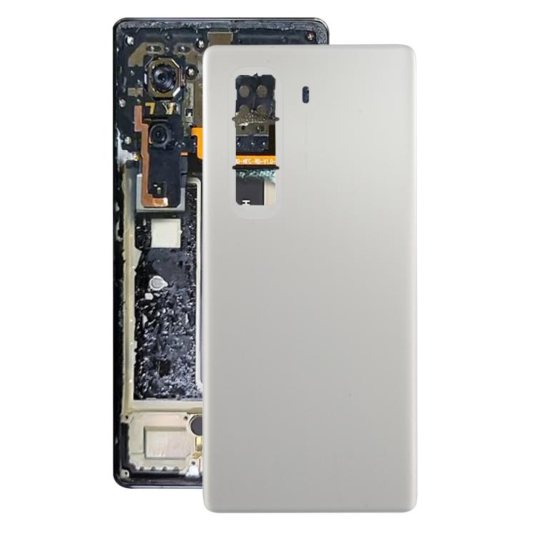 For Infinix Hot 50 Pro+ 4G X6880 Original Back Cover(Silver) - Back Cover by buy2fix | Online Shopping UK | buy2fix