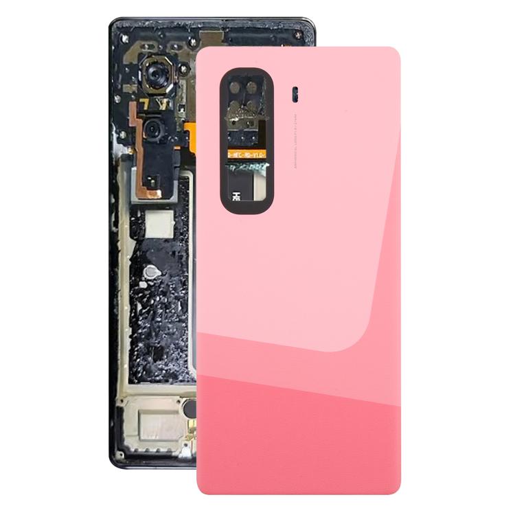 For Infinix Hot 50 Pro+ 4G X6880 Original Leather Back Cover(Pink) - Back Cover by buy2fix | Online Shopping UK | buy2fix